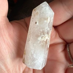 Flower Agate Druzy Tower